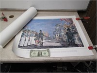 Lot of Military National Guard Heritage Prints