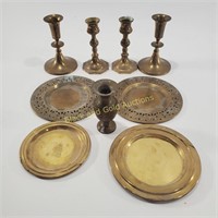 Brass Plates & Cabdleholders from India