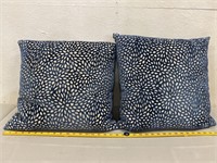 2 Throw Pillows 18"x18”