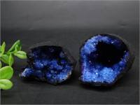 BLUE GEODE ROCK STONE LAPIDARY SPECIMEN