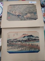 (2) Oriental Theme Prints