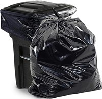 (N) Aluf Plastics 65 Gallon Trash Bags Heavy Duty