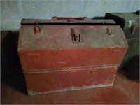 Fold Top Metal Toolbox w/Contents