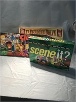 3 Different Board Games Lot