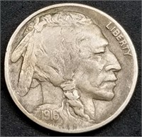1916-P Buffalo Nickel, Better Grade