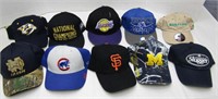 10 Misc Sport Team Hats