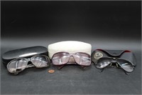 3 Designer Sunglasses - Coach,Ray-Ban, Vittadini+