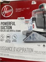 HOOVER CLEANSLATE PET CLEANER RETAIL $180