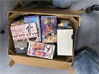 Box of VHS tapes-Exercise-Country Music
