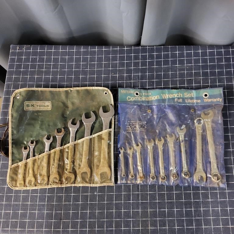 T2 16Pc SAE/Metric wrenches S-K open end