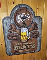 Large Blatz Beer Sign