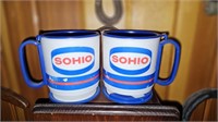 Vintage SOHIO Cups