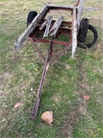 Home made cart made from old truck chassis