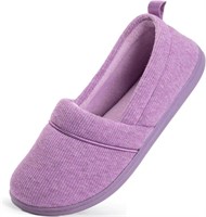 P3744  HomeTop Womens Memory Foam Slippers 11 Pur