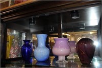 Choice on 4pc Art Glass Vases