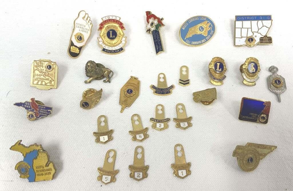 Lion Clubs Pins