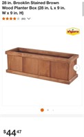 PLANTER BOX (OPEN BOX)