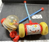 Pair of Fisher-Price Rolling Toys