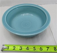 8" Vintage Fiesta Teal Serving Bowl