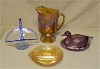 Colored Art Glass Selection.