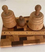 Cookie Press and Small Cutting Board