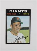 1971 Topps #600 Willie Mays Baseball Trading Card