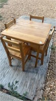 Poitras Child's Table and Four Chairs