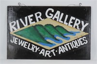 River GAllery Antique Sign