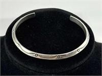 925 Silver Navajo Cuff Bracelet