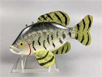 Lawrence Bethel Crappie Fish Spearing Decoy, Lake