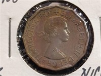 1961 Great Britain 3pence coin