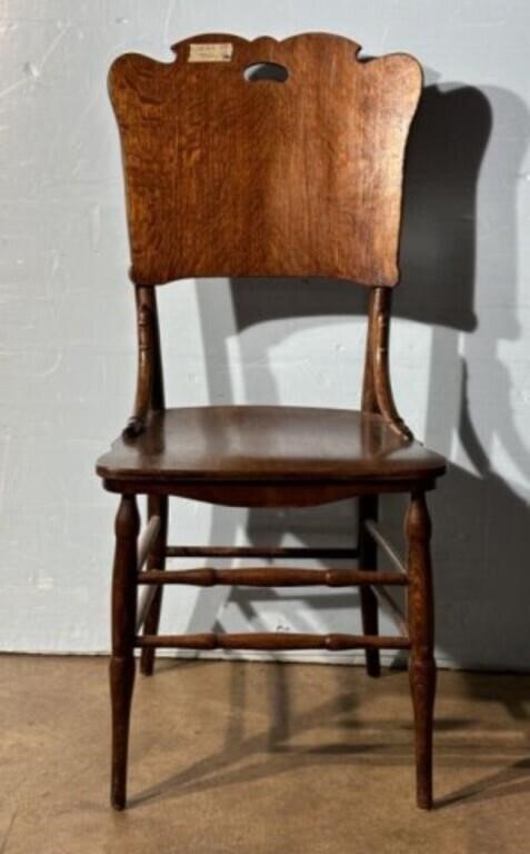 Antique Bentwood Cutout Side Chair