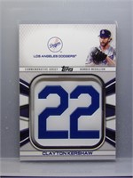 Clayton Kershaw 2023 Topps Commerative Jersey