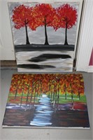 2 Oil on Canvas Paintings