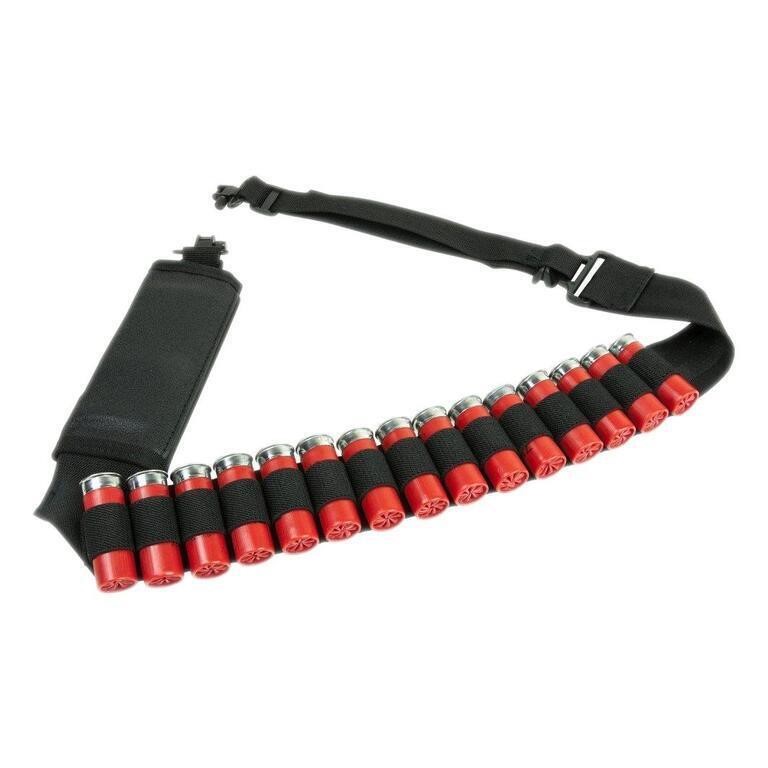 Ncstar Black Shotgun Bandolier Sling W/ Swivel