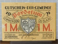 1922 German banknote