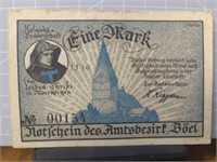 1921 German banknote