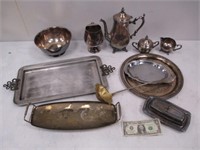 Lot of Vintage Silverplate Collectibles - As Shown