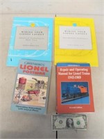 4 Greenberg's Lionel Train Guidebooks/Manuals