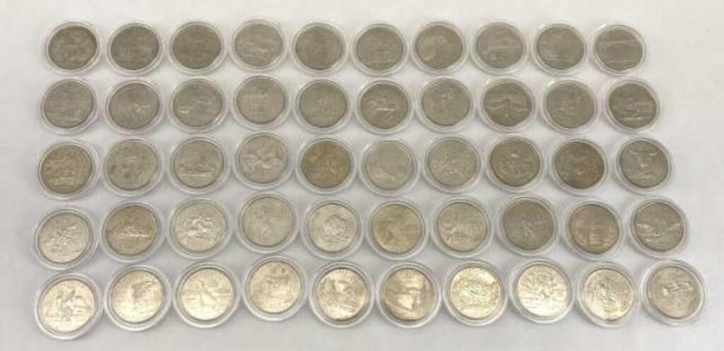 (50) Different Uncirculated State Quarters