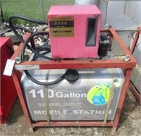 110 Gallon diesel mobile station with power digit
