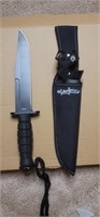 OZARK MOUNTAIN FIXED BLADE KNIFE WITH SHEATH