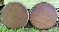 Circular Wooden Tabletops
