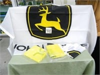(4) John Deere Flags - (2) Yellow & (2) Industrial