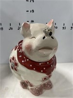 Pig cookie jar