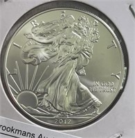 2012 American Eagle Silver GEM BU