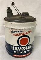 Havoline Motor Oil 5 gallon can
