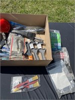 Miscellaneous tools, painting, supplies, and