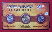 Lewis & Clark Coinage Series 3PC Set