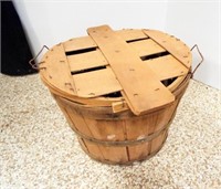 OLD Wooden Bushel Basket